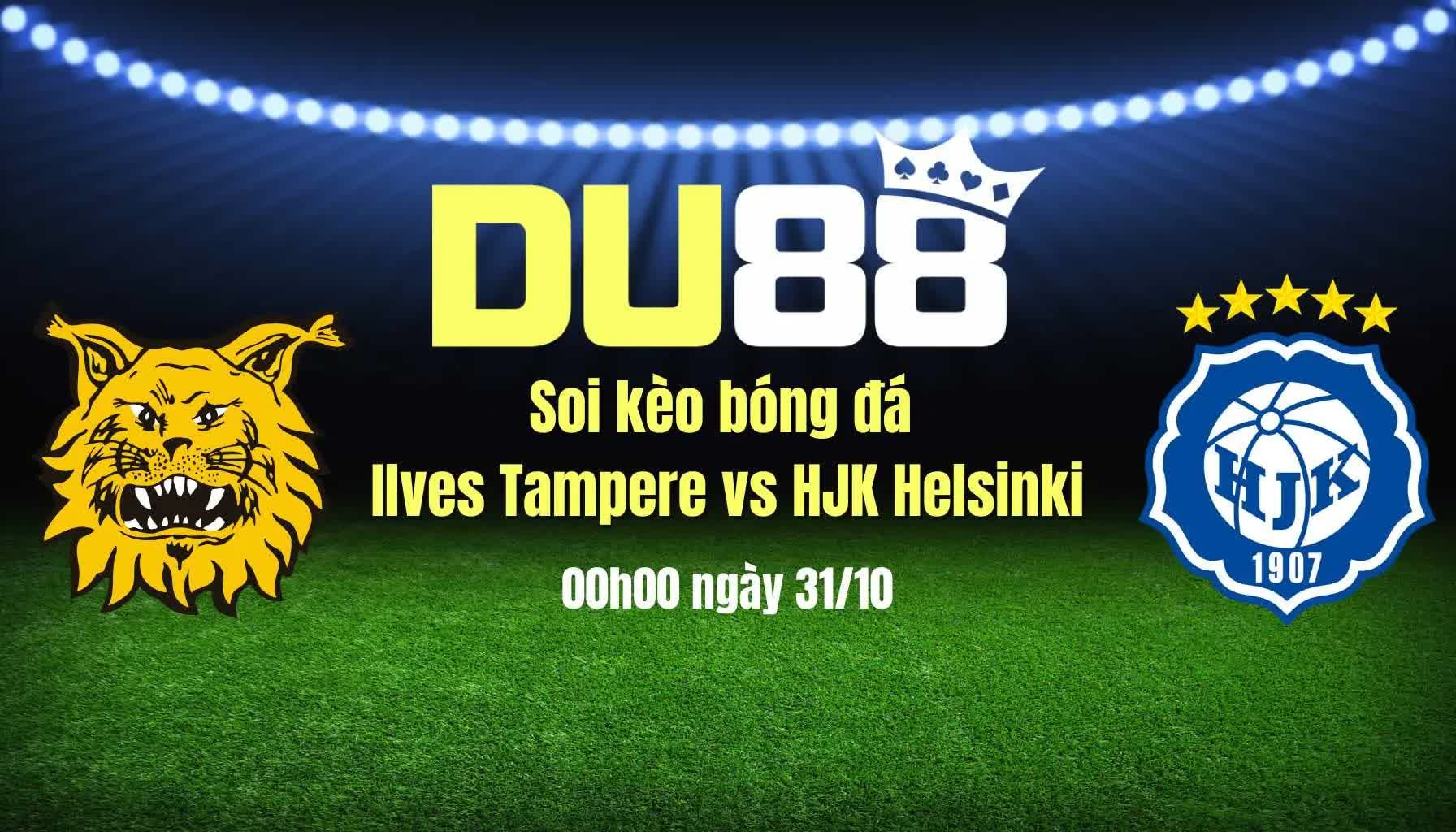 DU88 Soi kèo bóng đá Ilves Tampere vs HJK Helsinki, 00h00 ngày 31/10: Chờ mưa bàn thắng