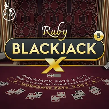 DU88 Blackjack X 5 - Ruby